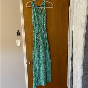 GAP Green Halter Maxi Dress